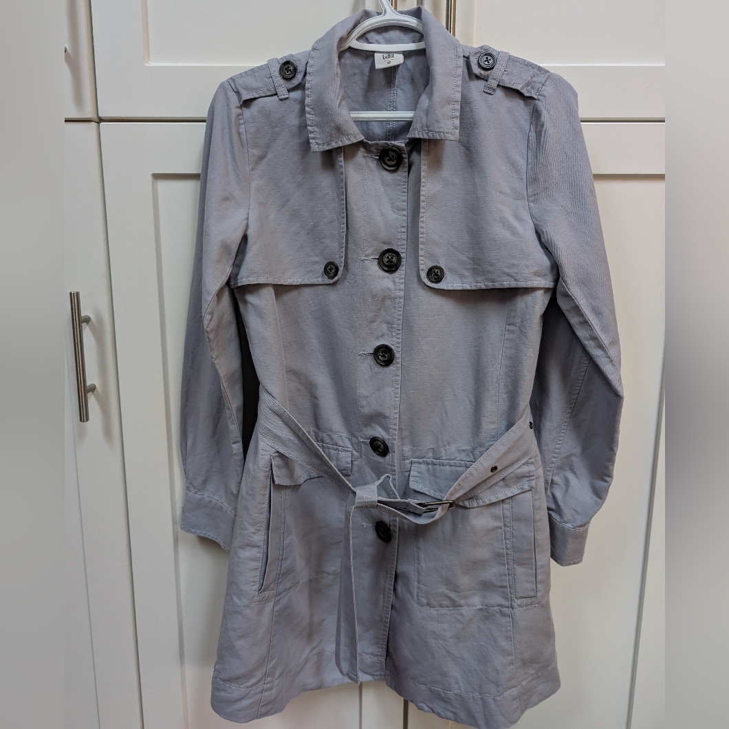 Cabi Tanner Periwinkle Coat